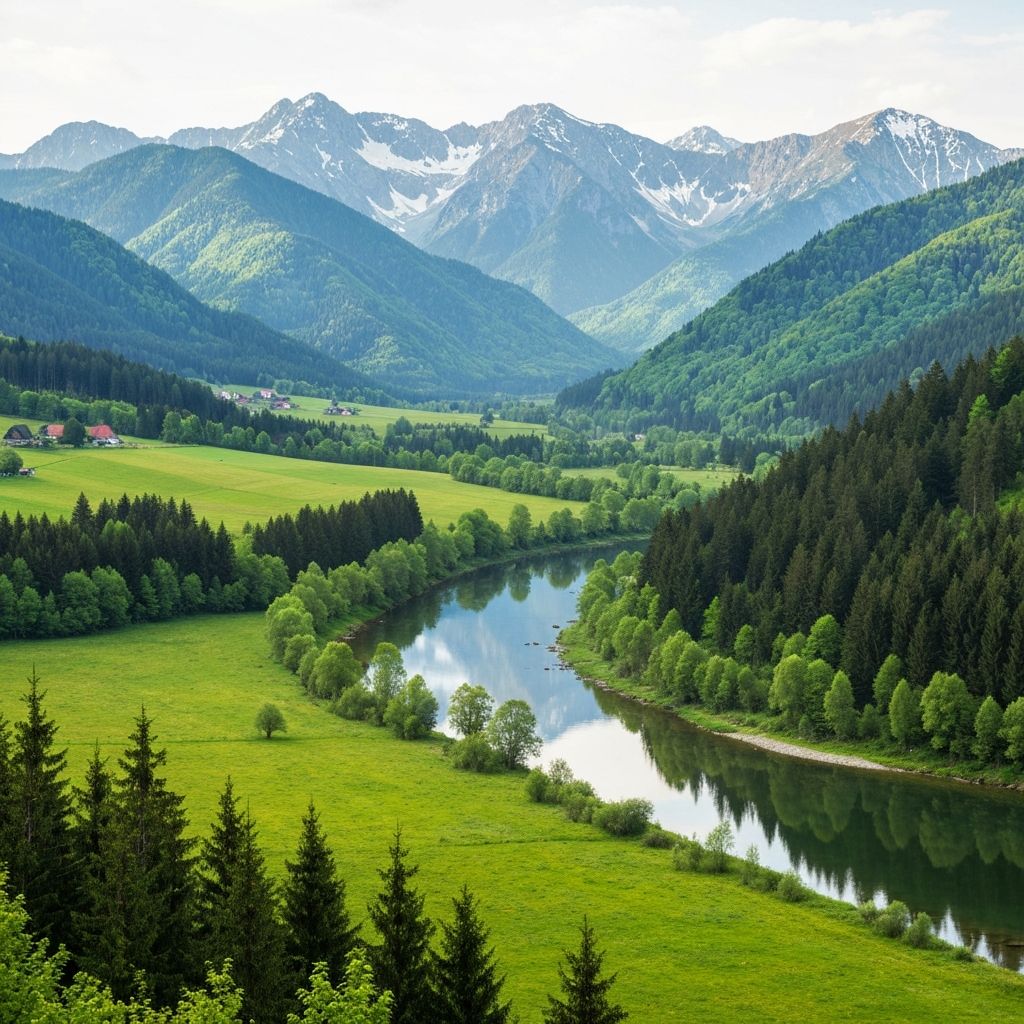 Slovakia location and natural environment